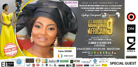 AFRICAN FASHION STYLE MAGAZINE - AMA 9 by Fatim SIDIME - LES-AWARDS-DU-MANNEQUINNAT-AFRICAIN-EDITION-9-2019 - Event organiser Sydney conceptuel - Special Guest Her excellence Ms. Samira Bawumi, Ghana's Vice President - Photographer DAN NGU - Official Media Partner DN AFRICA - STUDIO 24 NIGERIA - STUDIO 24 INTERNATIONAL - Ifeanyi Christopher Oputa MD AND CEO OF COLVI LIMITED AND STUDIO 24 - CHEVEUX CHERIE and CHEVEUX CHERIE STUDIO BY MARIEME DUBOZ- Fashion Editor Nahomie NOOR COULIBALY