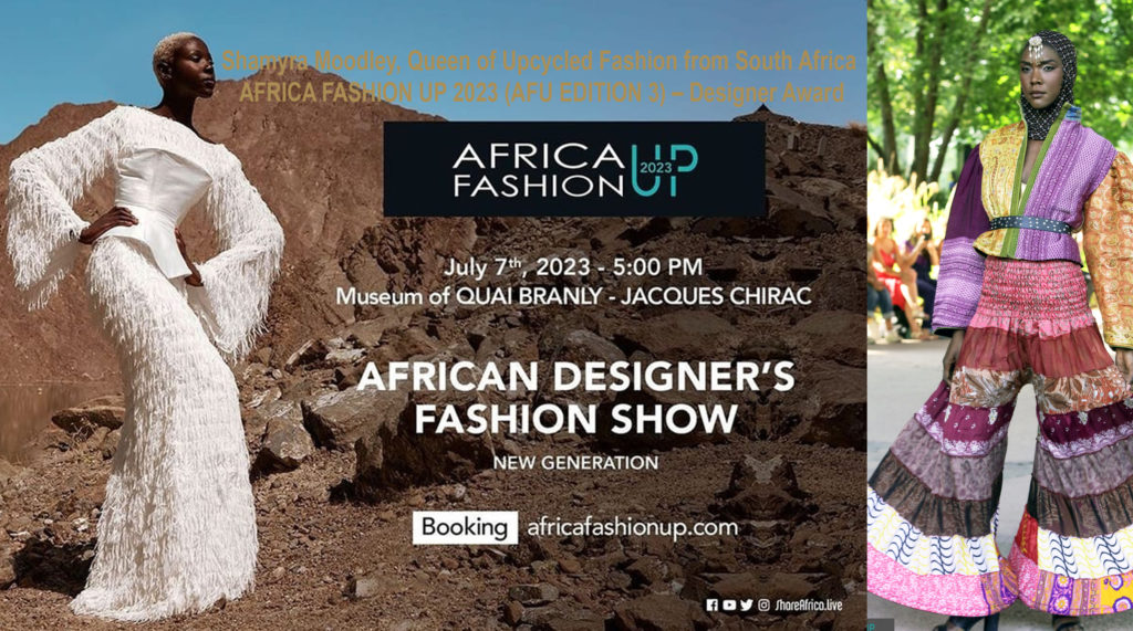 Shamyra Moodley, Queen of Upcycled Fashion from South Africa - AFRICA ...