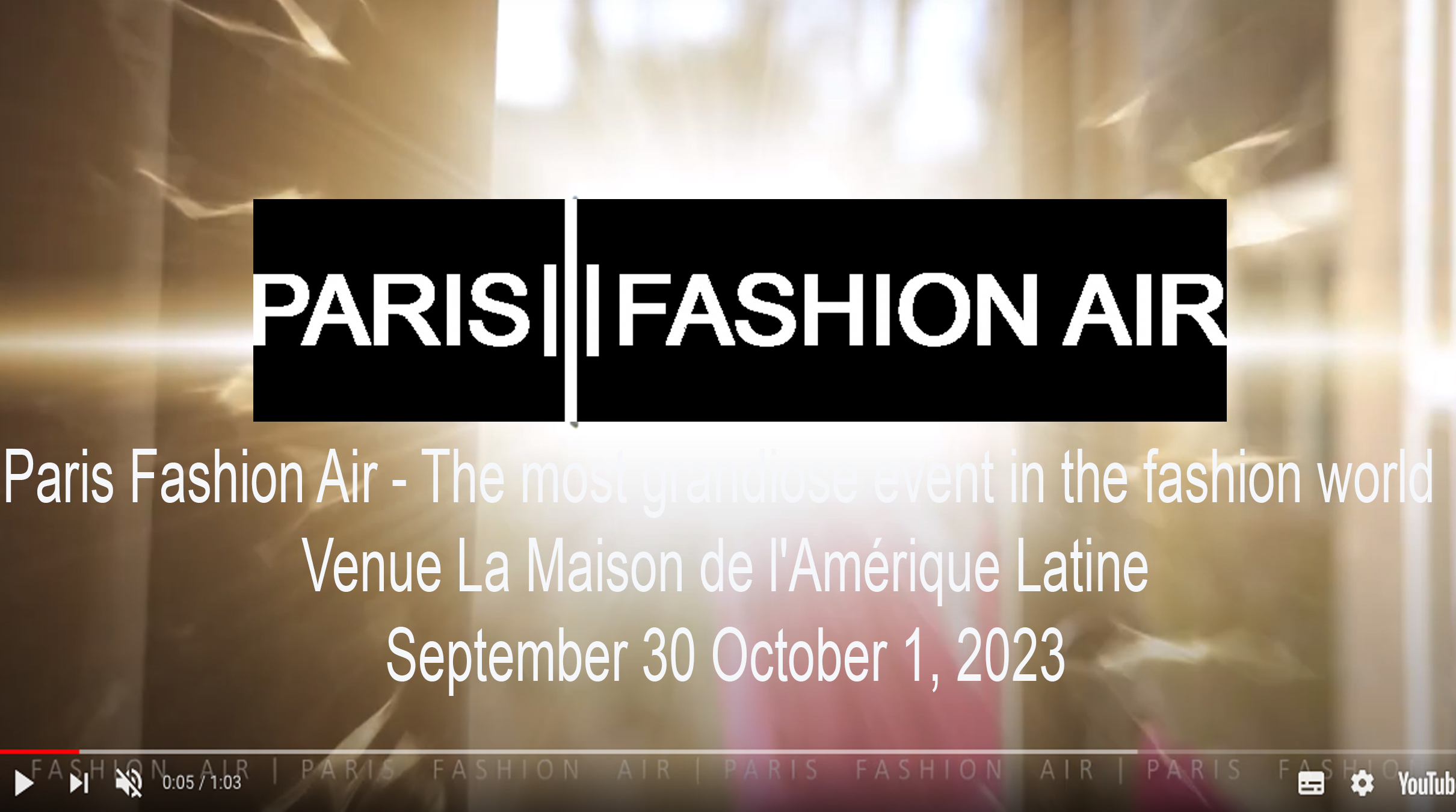 Paris Fashion Air - The most grandiose event in the fashion world by ...