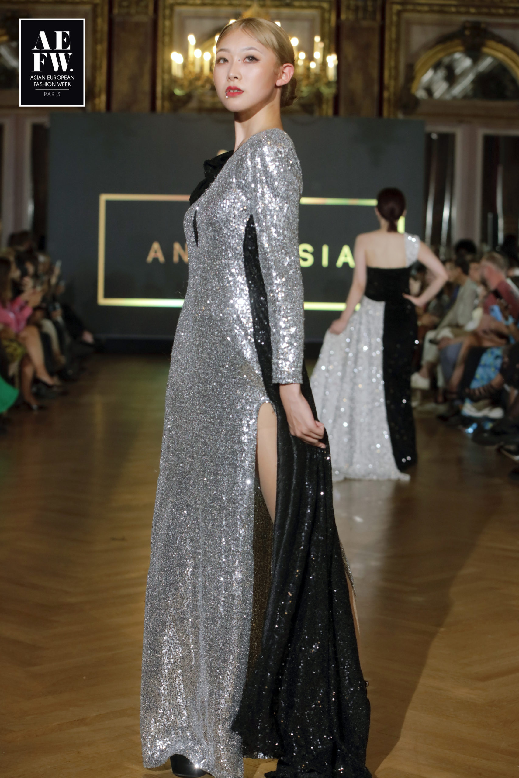 AEFW 'ASIAN EUROPEAN FASHION WEEK'  present - ANASTASIA Luxury brand from Georgia by Eka Mgaloblishvili & Anastasia Bakuradze – Organizer Rex FERNANDO – Co-Organizing – Tomonaga Ritsuko – Sponsor MIRAISE JAPAN – MIRAISE International representing BIMORE (Skin Care Gel)