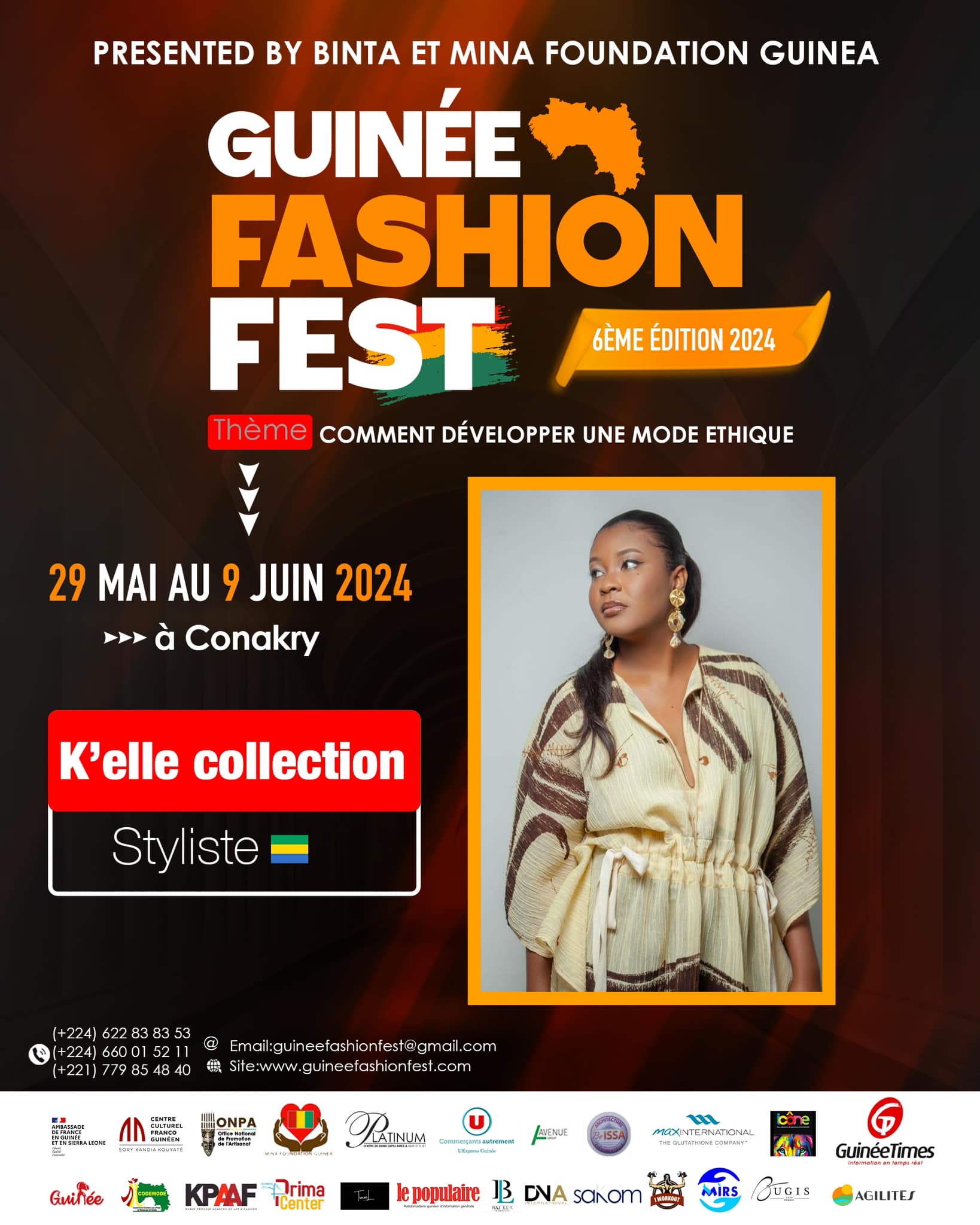 GUINEE FASHION FEST - EDITION 6 -K'ELLE COLLECTION BY BINETTE BAH-GABON