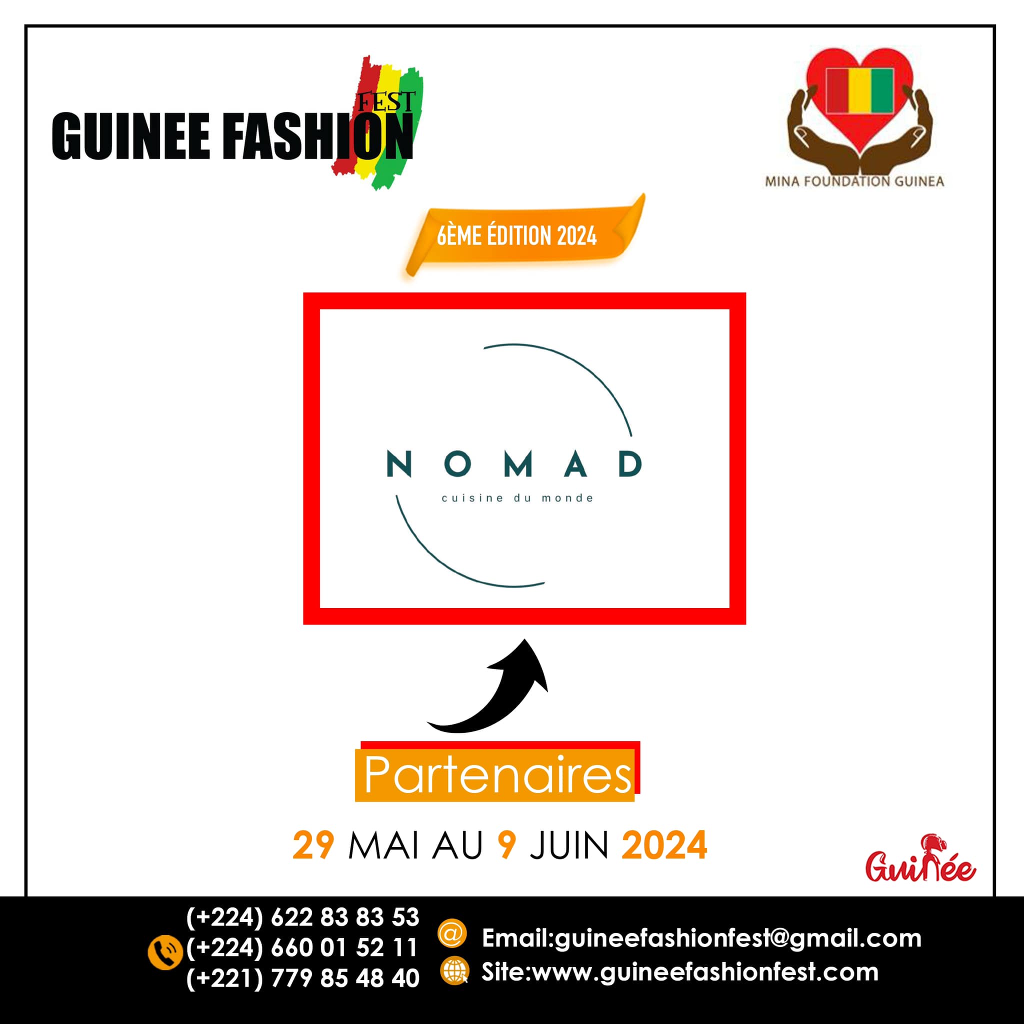 GUINEE FASHION FEST - NOMAD PARTNER