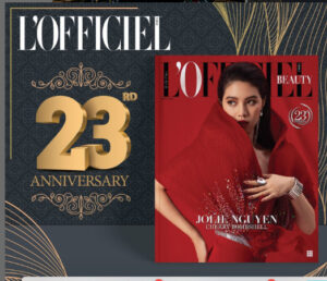 L’OFFICIEL-INDIA-MEDIA-PARTNER-23th-Anniversary-Opulent-Odyssey-Cover-April-Issue-2024-Jolie-Nguyen-Sherry-Bombshel