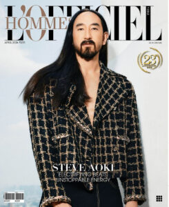 L’OFFICIEL-INDIA-MEDIA-PARTNER-23th-Anniversary-Opulent-Odyssey-Cover -April-Issue-2024-Steve-Aoki
