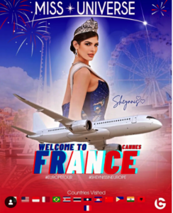 Miss Universe, Sheynnis Palacios - Cannes Festival 77th Edition-European Tour