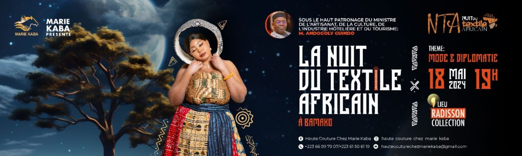 NUIT DU TEXTILE AFRICAIN A BAMAKO. BY MARIE KABA-FIRST EDITION