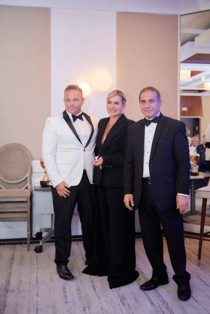 Sakis Nicolaou , Anna Stukkert, Dr. Antonio Gellini is the founder and president of the World Film Institute, the Olympia Awards, and the Family Film Awards