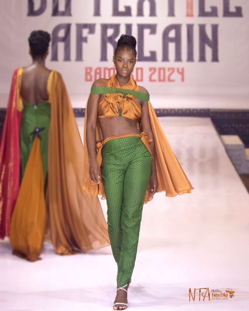 NTA 2024  – NUIT DU TEXTILE A BAMAKO 2024 FIRST EDITION  presents HOUSE OF SLUVIN from South Africa - Silungile Mokoena Collection: Africa Event Organizer Marie KABA HAUTE COUTURE from Mali