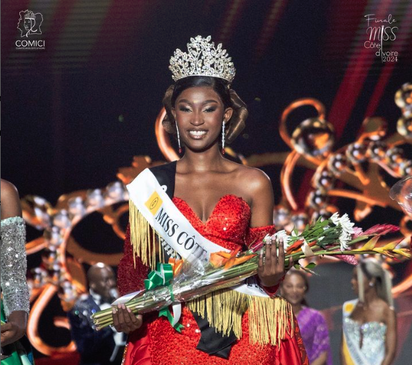 Marie-Emmanuelle Diamala from the Sud-Comoé region Miss Côte d'Ivoire 2024 - Winner of 28 Edition of Miss Côte d'Ivoire - Candidate N°21