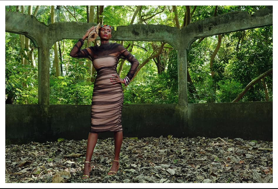 DEEP INTO THE WILD - Fashion Editorial Shoot in Guinea by Laurent Elie Badessi for KAADE Collection with Binta DIALLO