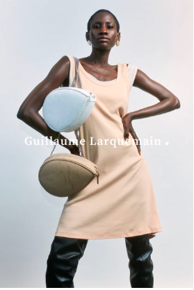 GUILLAUME LARQUEMAIN - Handcrafted in France with Bio-Materials - Feuza DIOUF International Model Look 6