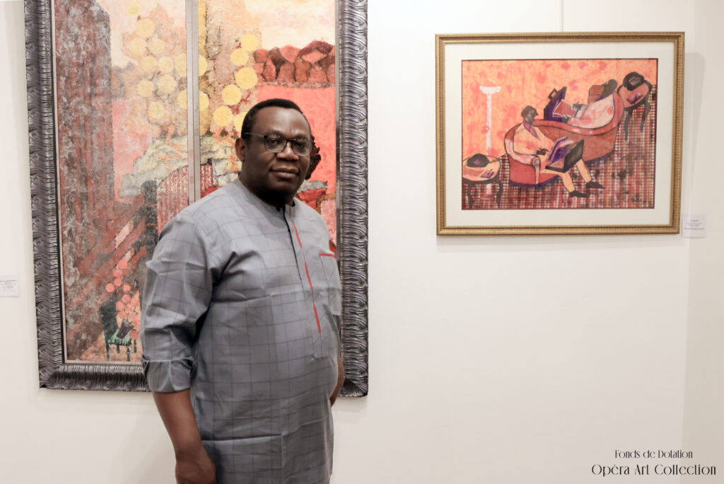 Collaboration-with-EDC-ASSOCIATION-DES-ELUS-DE-LA-DIASPORA-CAMEROUNAISE: Francis Mbella, a Cameroonian humanist painter