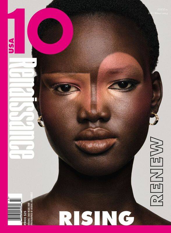 Nyakong covers @10magazineusa-Select Model Management Paris - Isis Models