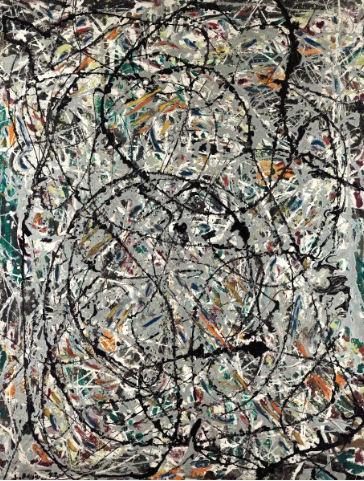 Watery Paths (Sentieri ondulati) by Jackson Pollock