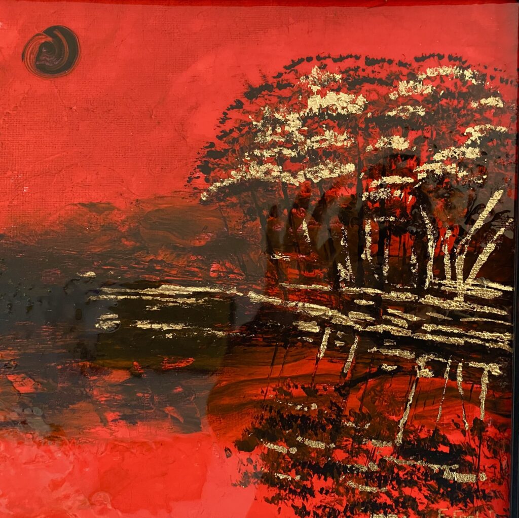 Fady Ferhri - Red River - Mixe sur toile - Mixon Canvas