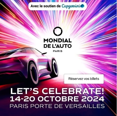 MONDIAL DE L'AUTO DE PARIS 2024 - 96 EDITION - MAKE YOUR RESERVATIONS