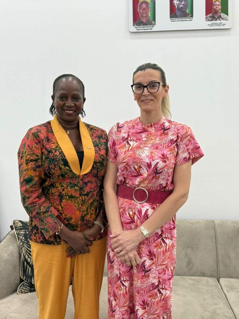 The Miss Guinea Organising Committee (COOMISGUI), chaired by Mrs. Aminata Diallo, COOMISGUI President, was received at the Presidency by the patron of Miss Guinea.