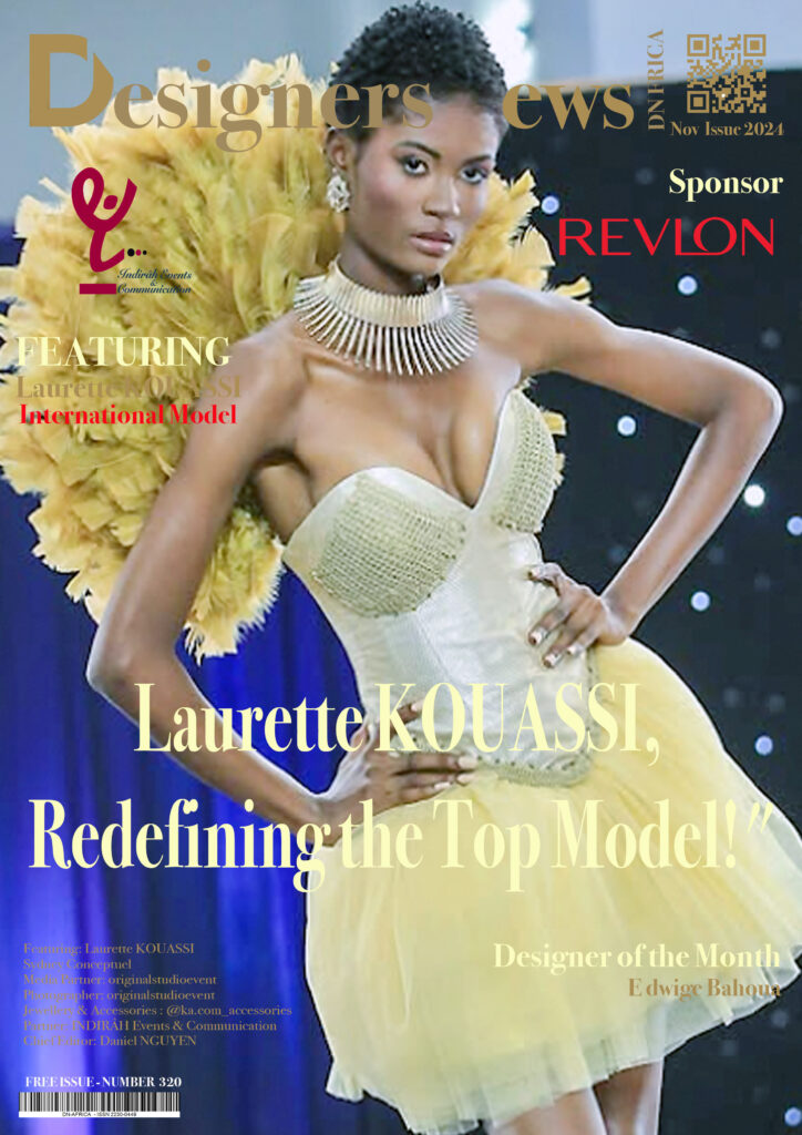 AFRICA FASHION STYLE 2490X3508 DN-AFRICA COVER NUMBER 320 – October 26 2024 – Laurette KOUASSI, Finalist2FacesCI