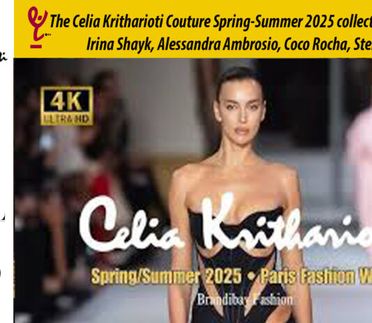 AFRICA-VOGUE-AFRICA-The-Celia-Kritharioti-Couture-Spring-Summer-2025-collection,-'Take-A-Bow--Irina-Shayk,-Alessandra-Ambrosio,-Coco-Rocha,-Stella-Maxwell-DN-A-INTERNATIONAL-Media-Partner