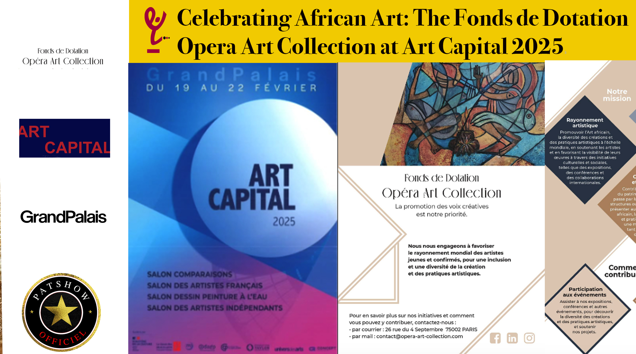 AFRICA-VOGUE-AFRICA-Celebrating African Art- The Fonds de Dotation Opera Art Collection at Art Capital 2025-DN-A-INTERNATIONAL-Media-Partner