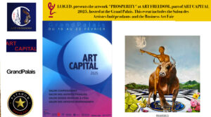 AFRICA-VOGUE-AFRICA- LUIGI D. presents the artwork PROSPERITY at ART FREEDOM, part of ART CAPITAL 2025