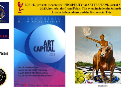 AFRICA-VOGUE-AFRICA- LUIGI D. presents the artwork PROSPERITY at ART FREEDOM, part of ART CAPITAL 2025