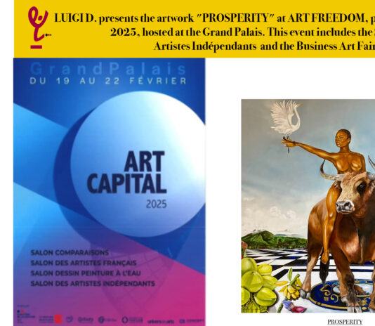 AFRICA-VOGUE-AFRICA- LUIGI D. presents the artwork PROSPERITY at ART FREEDOM, part of ART CAPITAL 2025