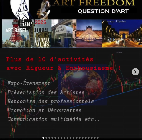 ART FREEDOM - ART CAPITL - GRAND PALAIS 2025 - SALONS DES ARTISTES INDEPENDANTS