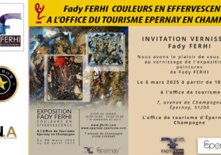 AFRICA-VOGUE-AFRICA- - The "Couleurs en Effervescence" exhibition by Fady Ferhi - Exposition at l'Office du Tourisme of Epernay