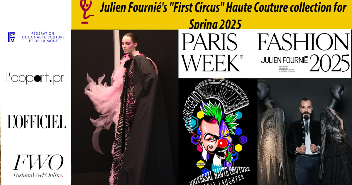 AFRICA-VOGUE-AFRICA- Julien Fournié's First Circus Haute Couture collection for Spring 2025 - DN-A INTERNATIONAL-Media-Partner